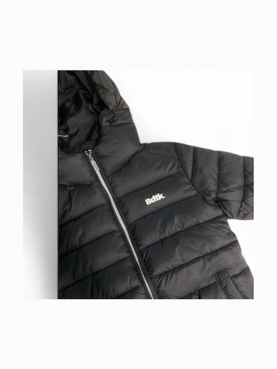 Kids' Sports Jacket with Hood Black