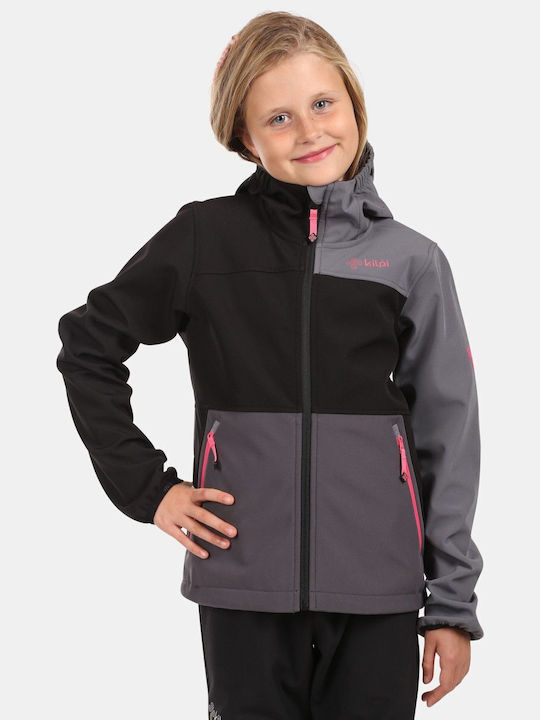 Kids' Sports Jacket with Hood Black