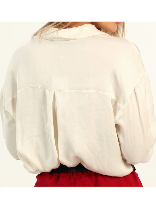 Women's Long Sleeve Shirt Off White