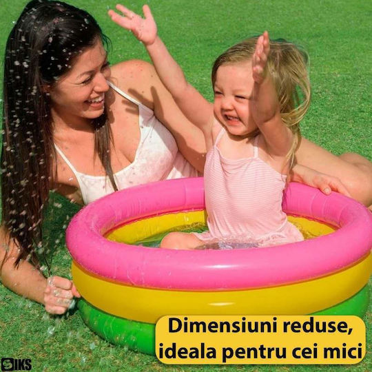 Kinder Round Pool Aufblasbar 60x22cm