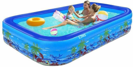 Детски Басейн PVC Надуваем 210x135x54бр Синя