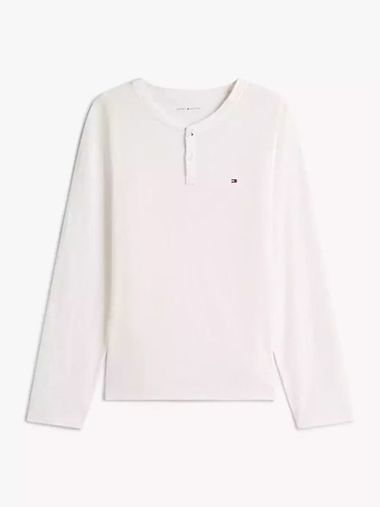 Tommy Hilfiger Χειμερινή Ανδρική Πιτζάμα Βαμβακερή Μπεζ