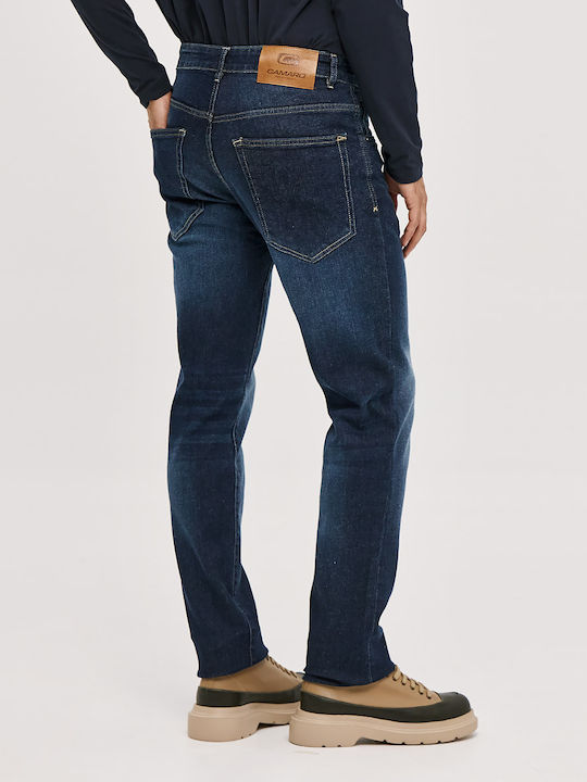 Herren Jeanshose Elastisch Regular Fit Blau