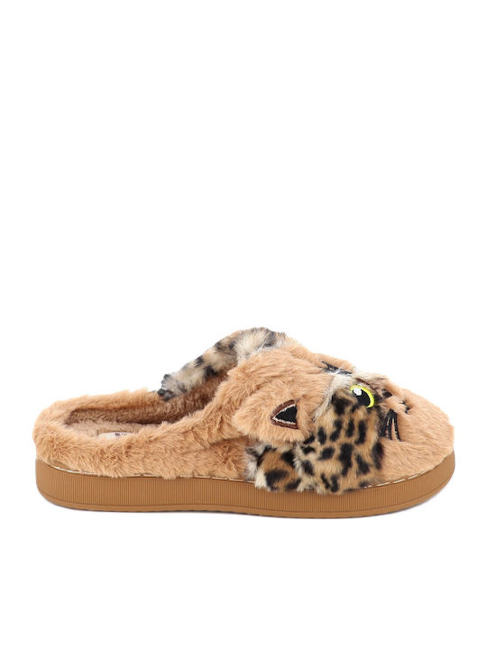 Winter Women's Slippers Beige