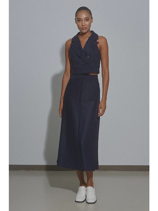High-waisted Skirt Blue