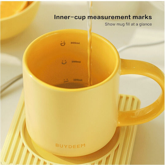 Buydeem Mug Ceramic Yellow 300ml