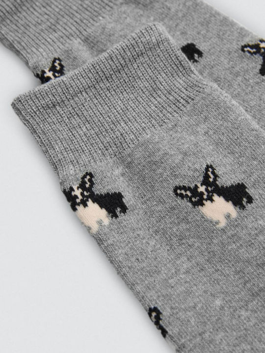 Ysabel Men's Socks Gray