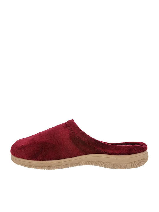 Flache Sandalen für Damen Anatomisch in Burgundisch Farbe