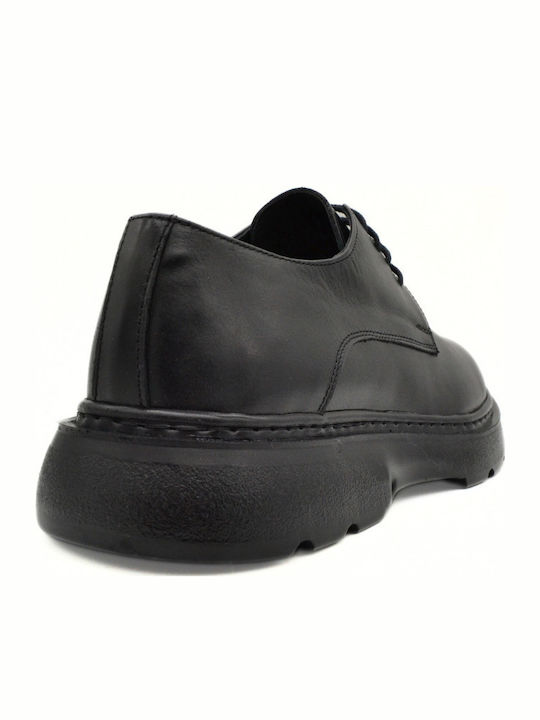 Deri Herren Freizeitschuhe Schwarz