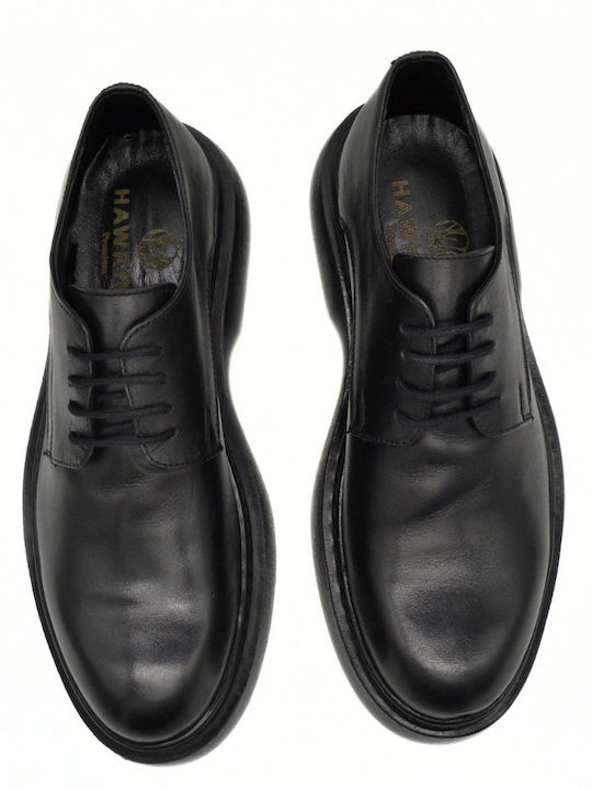 Deri Herren Freizeitschuhe Schwarz