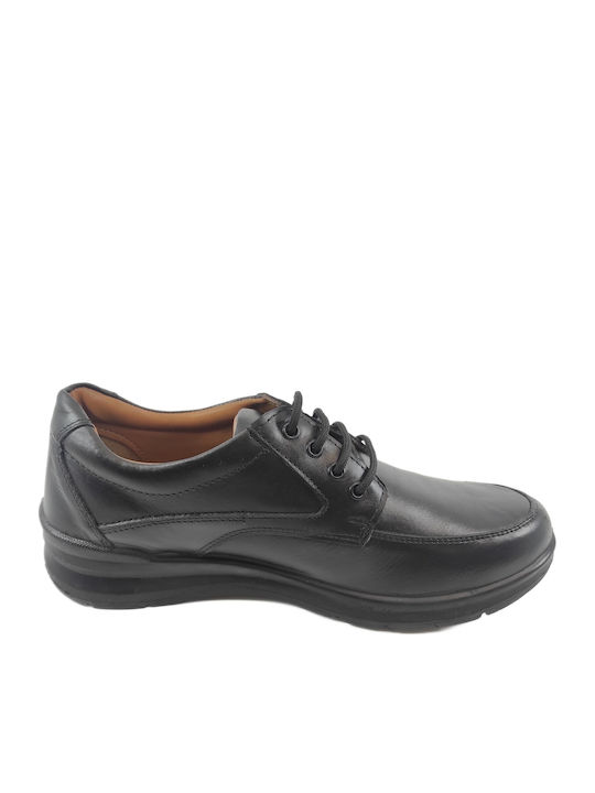 Roberto Rossi Leder Herren Freizeitschuhe Schwarz