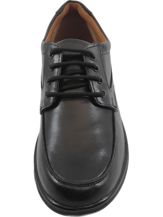 Roberto Rossi Leder Herren Freizeitschuhe Schwarz