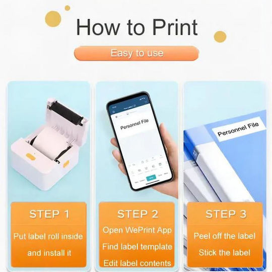 Label Printer USB, Bluetooth