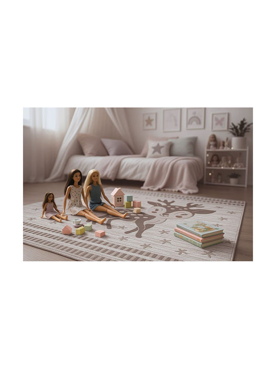 Newplan Kinder Teppich Beige 80x150cm