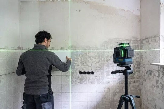 Bosch GLL 12V-100-33 CG Linear Laser Level Green Beam with Working Range 100m