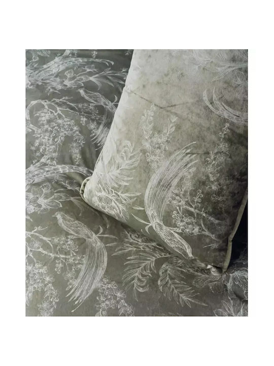 Kentia Παπλωματοθήκη King Size 260x240 Vincent Πράσινη