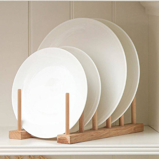 Orion Wooden Cabinet Dish Rack 35.5x13.5x11cm 8 Pieces Beige