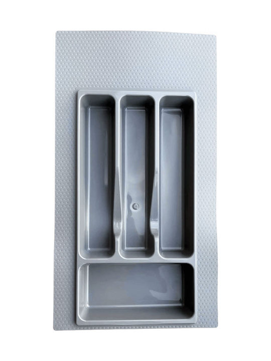 Agoform Plastic Drawer Cutlery Tray 48x24cm Grey