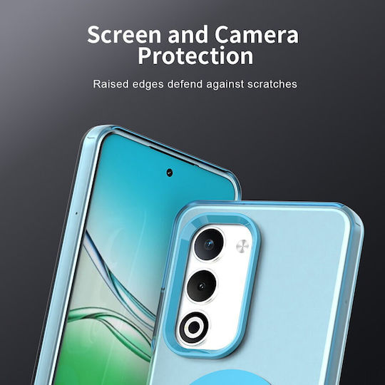 Techsuit Umschlag Rückseite Kunststoff / Silikon Blau (Oppo A5)