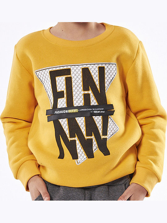 Kids' Set with Pants Winter 2pcs Yellow