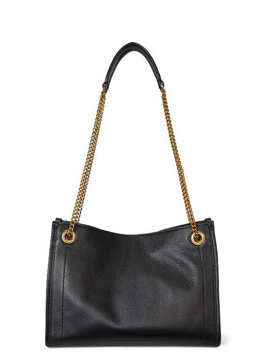 Lauren Leather Women's Bag Tote Handbag Black