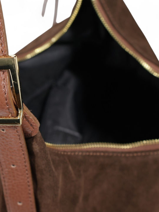 Leather Women's Bag Shoulder Brown