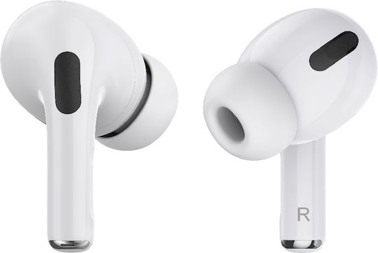 Celebrat C300 Pro Earbud Bluetooth Handsfree Ακουστικά με Θήκη Φόρτισης Λευκά