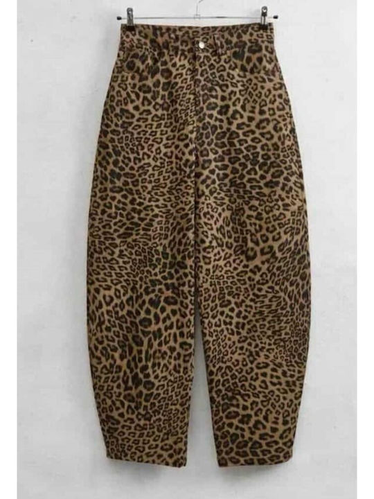 Damen Stoff Hose Cammello
