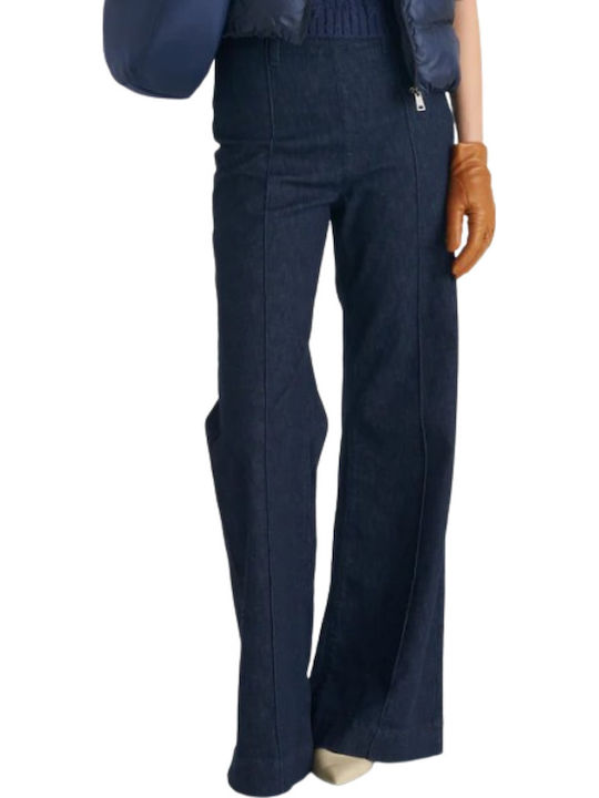 Women's Fabric Trousers Blue
