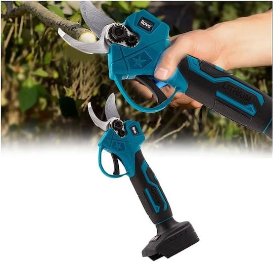 Rovo RV-FE Foarfecă de tăiere Baterie Brushless 21V 2x2Ah cu Diametru Maxim de Tăiere 25mm în Geantă de Transport