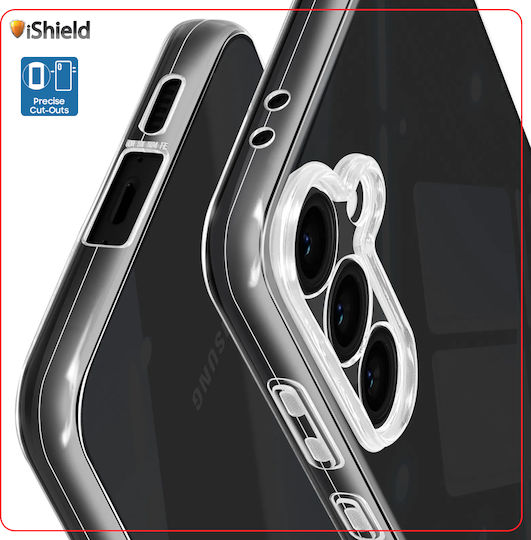 Husă Gel Silicon Samsung Galaxy S24 Fe Flexi Slim 2mm Transparentă Decupaje Dedicat Cameră Transparentă