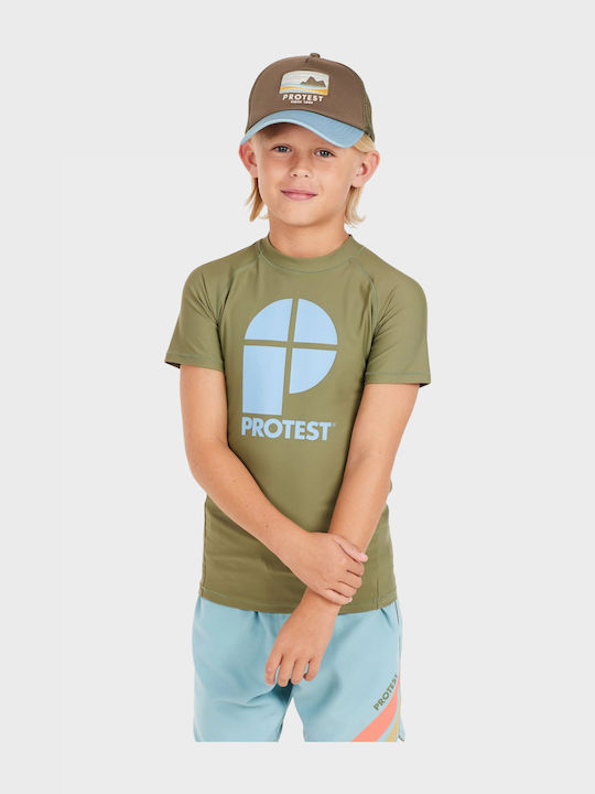 Παιδικό T-shirt Χακι