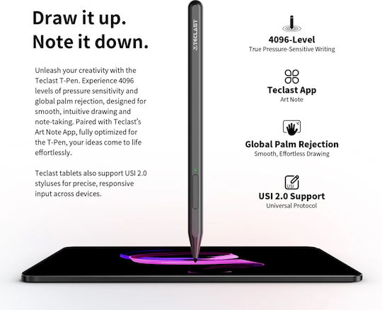 Teclast ArtPad Pro 4G 12.7" Tablet (8GB/256GB) Γκρι