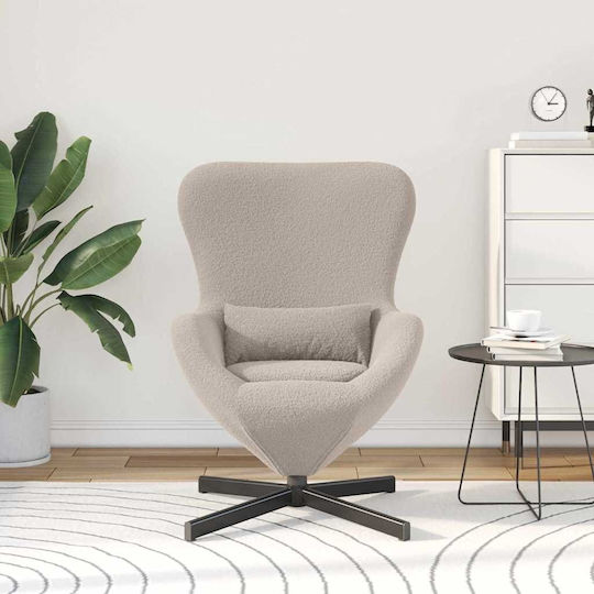 Sessel Light Grey 63x73x90cm