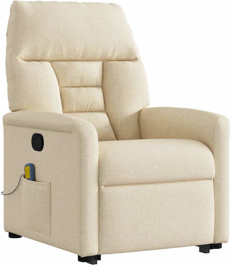Relaxsessel Friseurwaschbecken Cream 72x90x99cm