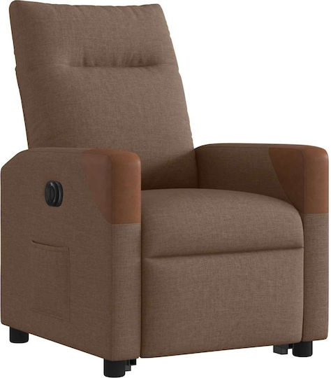Fotoliu Relax cu Puf Sc. Coffee 50x54x100cm