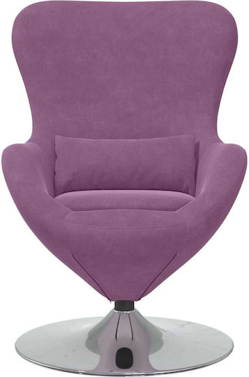 Armchair Purple Velvet 63x73x90cm