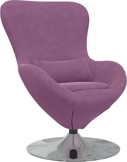 Armchair Purple Velvet 63x73x90cm
