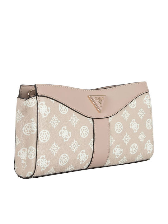 Guess NOELLE TOP ZIP SHOULDER BAG - Kézitáska - rosewood/rózsaszín