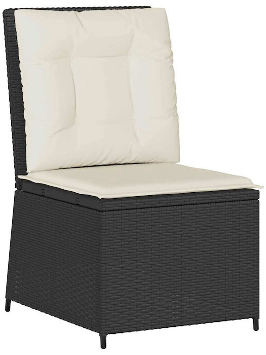 Four-Seater Sofa Outdoor Rattan with Pillows 54x67x95cm