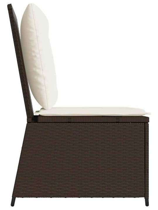Four-Seater Sofa Outdoor Rattan with Pillows 54x67x95cm