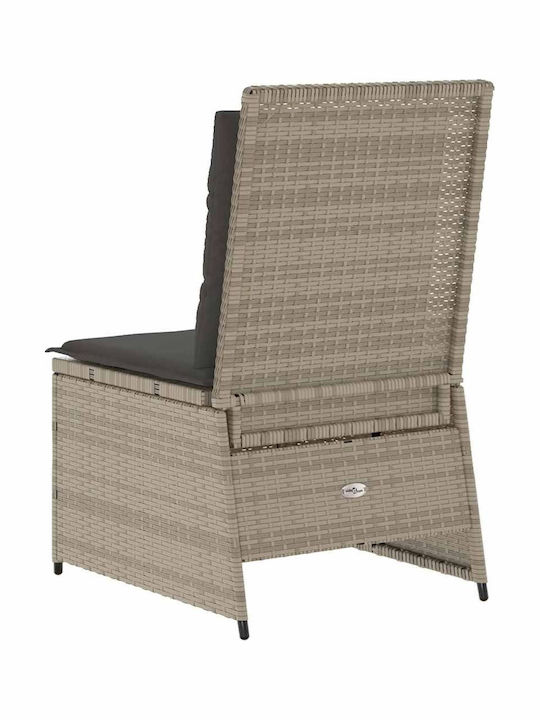 Four-Seater Sofa Outdoor Rattan with Pillows 54x67x95cm