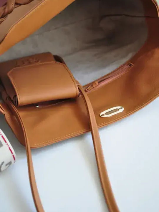 Leather Women's Bag Shoulder Burgundy