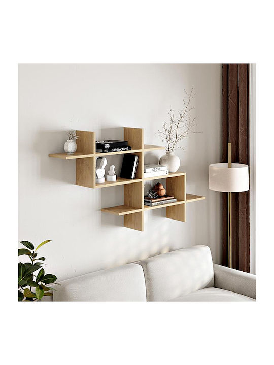 Shelf Wall Halic Natural Beech 150x22x82cm