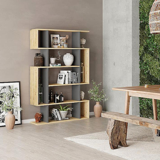 Bibliotecă Mito De Fag / Antracit 108x25x161cm