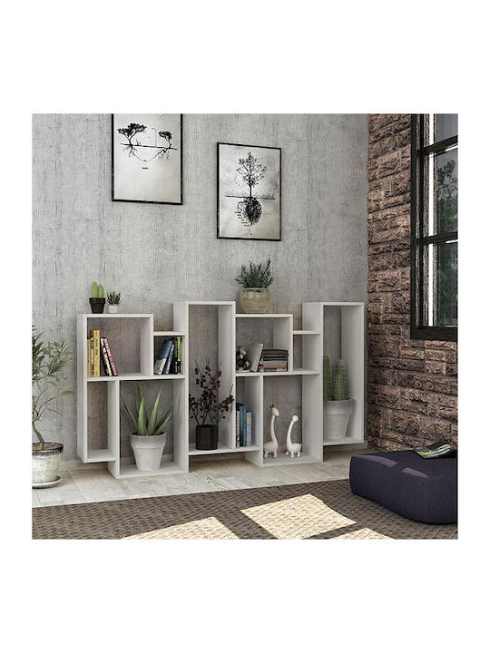 Bibliothek Karmato White 96x25.5x168.5cm