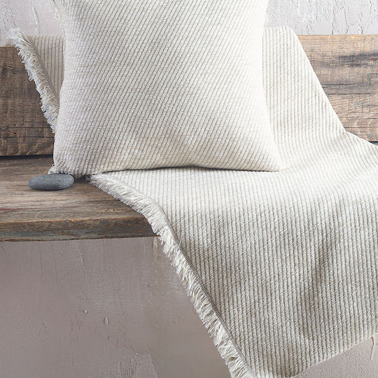 Rythmos Perna De Canapea Charlie Din 100% Bumbac Ecru 40x40cm
