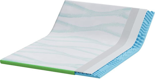 vidaXL Ανώστρωμα Διπλό Foam 140x200x6εκ.
