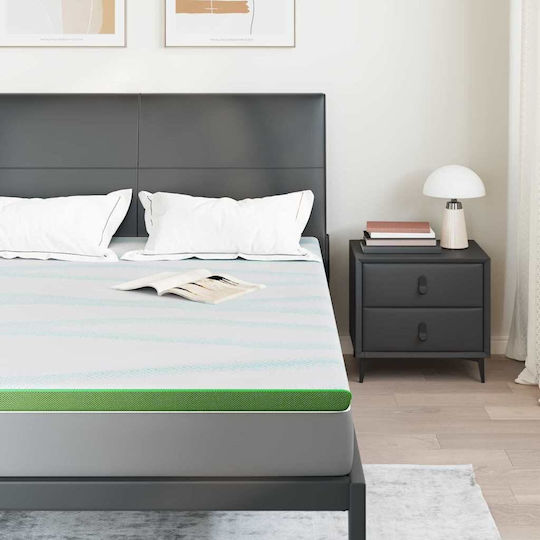 vidaXL Ανώστρωμα Διπλό Foam 140x200x6εκ.