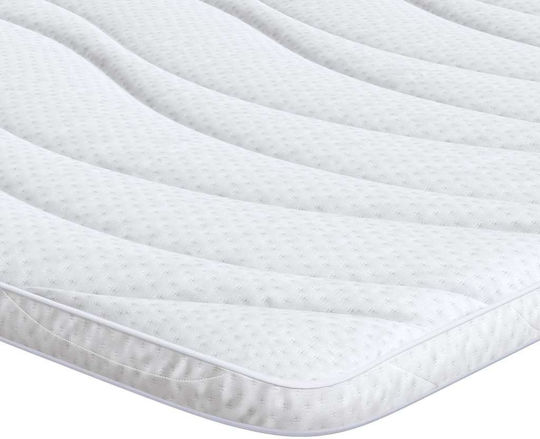 vidaXL Matratzentopper Doppel Polyester 140x190x5.5cm